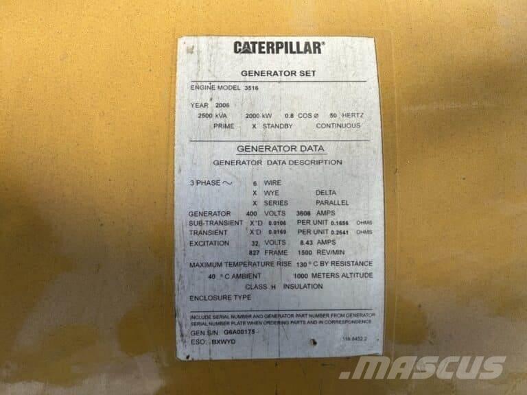 CAT SR4 - 827 frame Overige generatoren