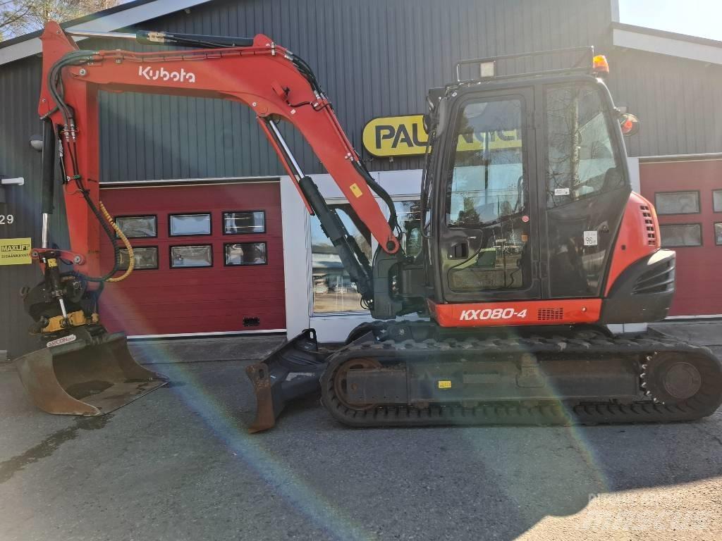 Kubota KX 080-4 Midigraafmachines 7t - 12t