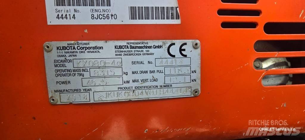 Kubota KX 808-4 A2 Midigraafmachines 7t - 12t