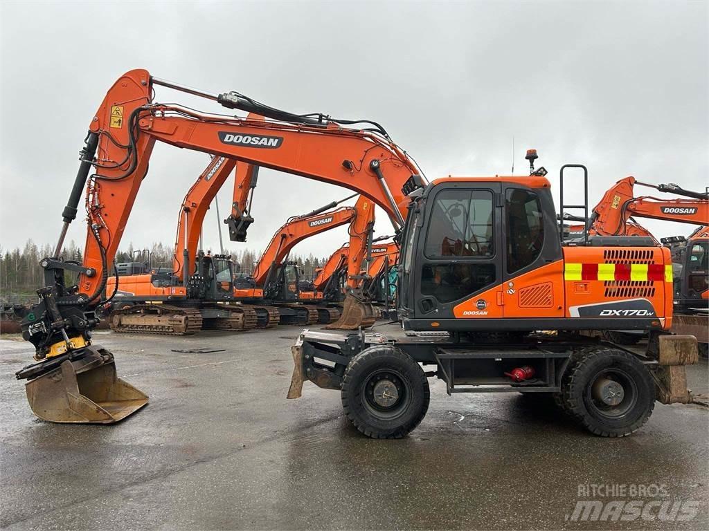 Doosan DX170W-5 Rupsgraafmachines