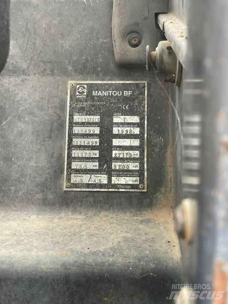 Manitou MT 1337 SL T Verreikers