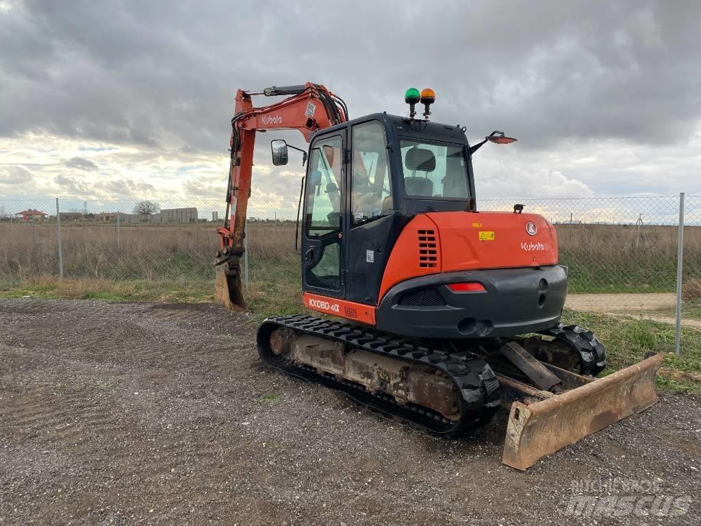 Kubota KX 080-4 Midigraafmachines 7t - 12t