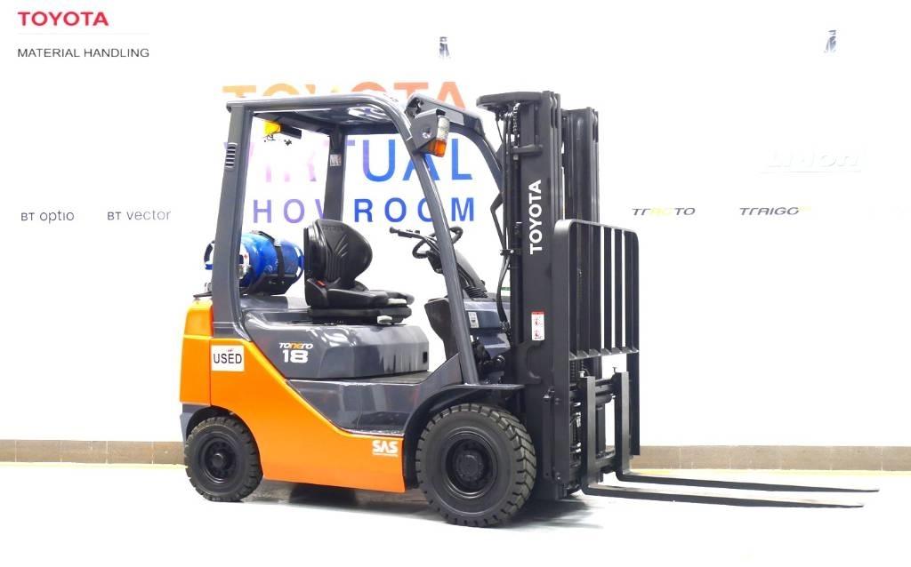 Toyota 02-8FGF18 LPG heftrucks