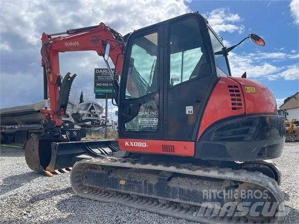 Kubota KX080-4 Rupsgraafmachines