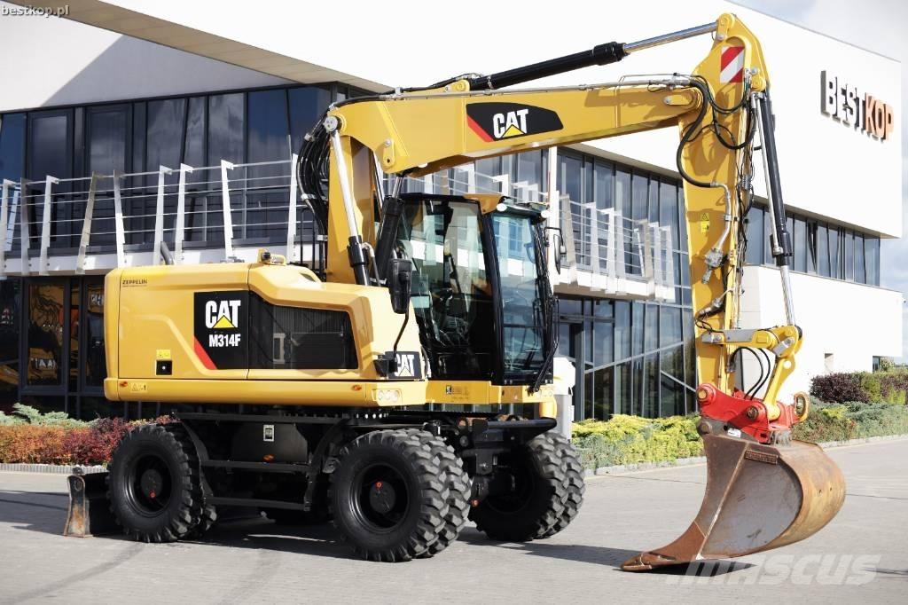 CAT M 314 F Wielgraafmachines