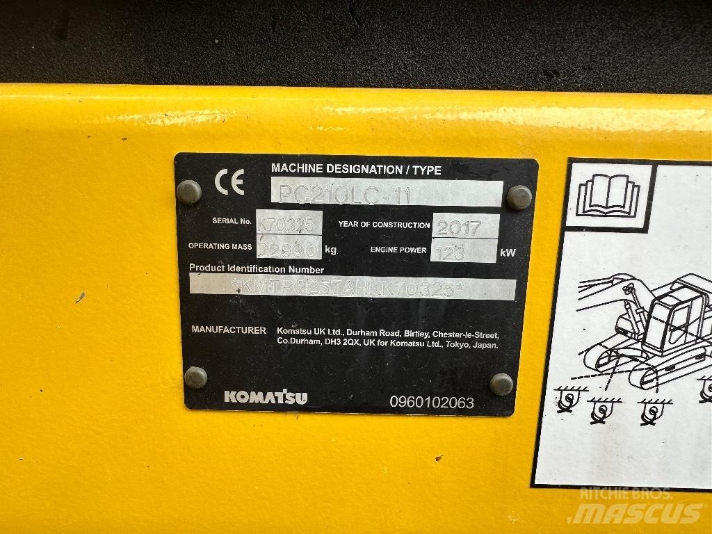 Komatsu PC 210 LC-11 Rupsgraafmachines