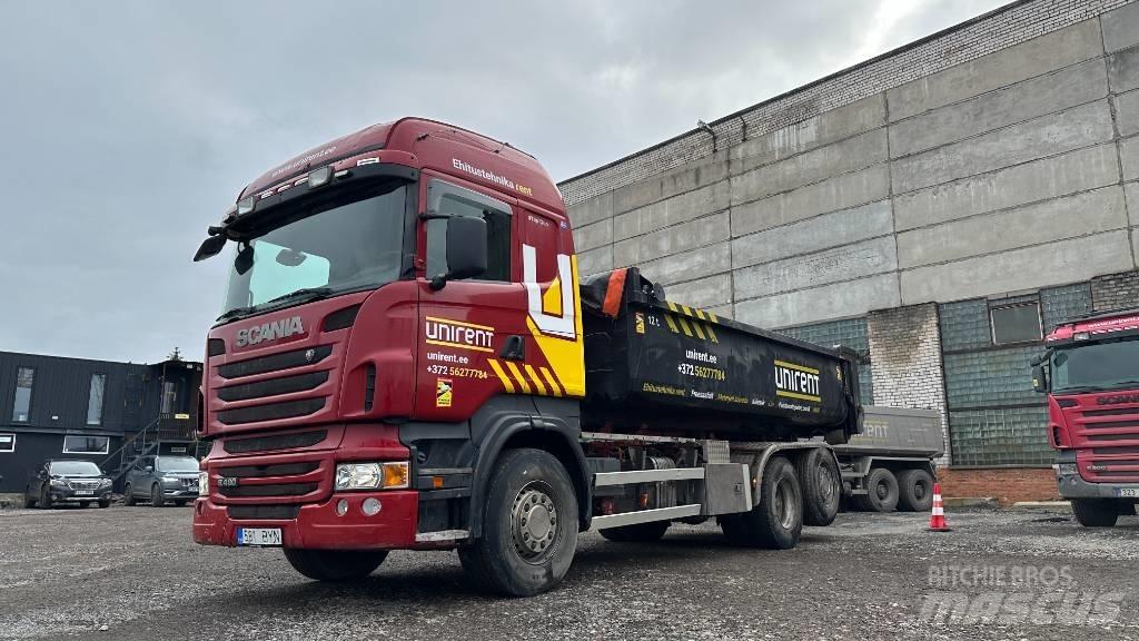 Scania R 480 Vrachtwagen met containersysteem