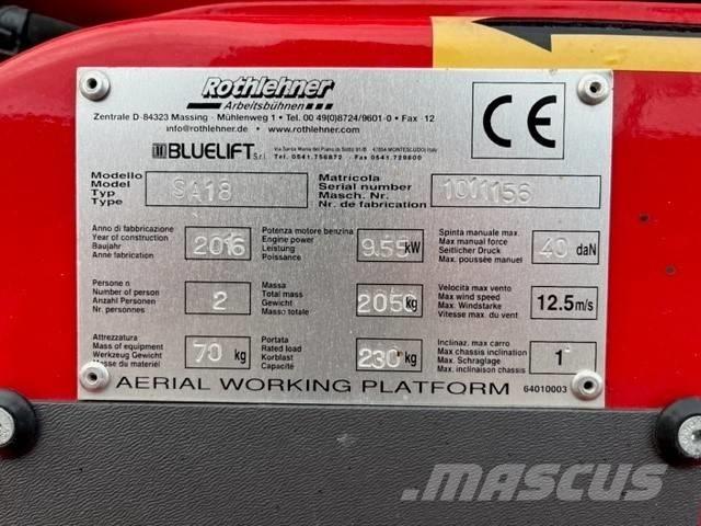 Bluelift SA 18 Zelfrijdende knikarm hoogwerker