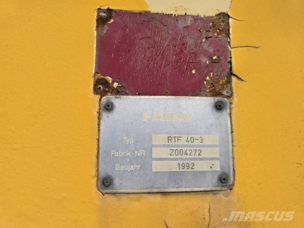 Faun RTF 40-3 Kranen voor alle terreinen