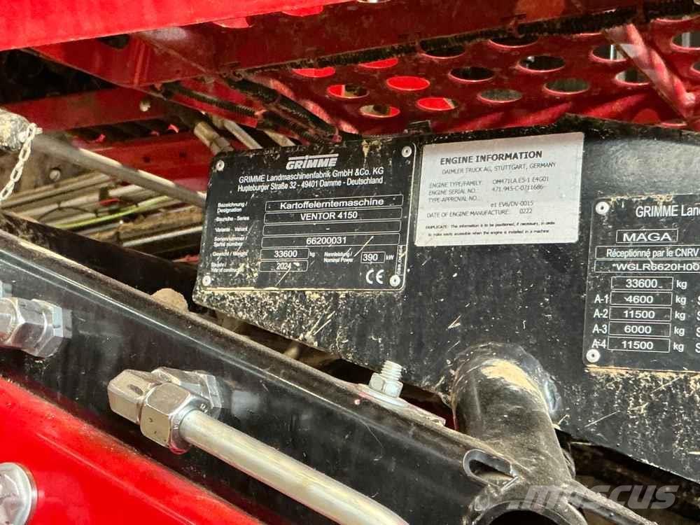 Grimme VENTOR 4150 Aardappelrooiers