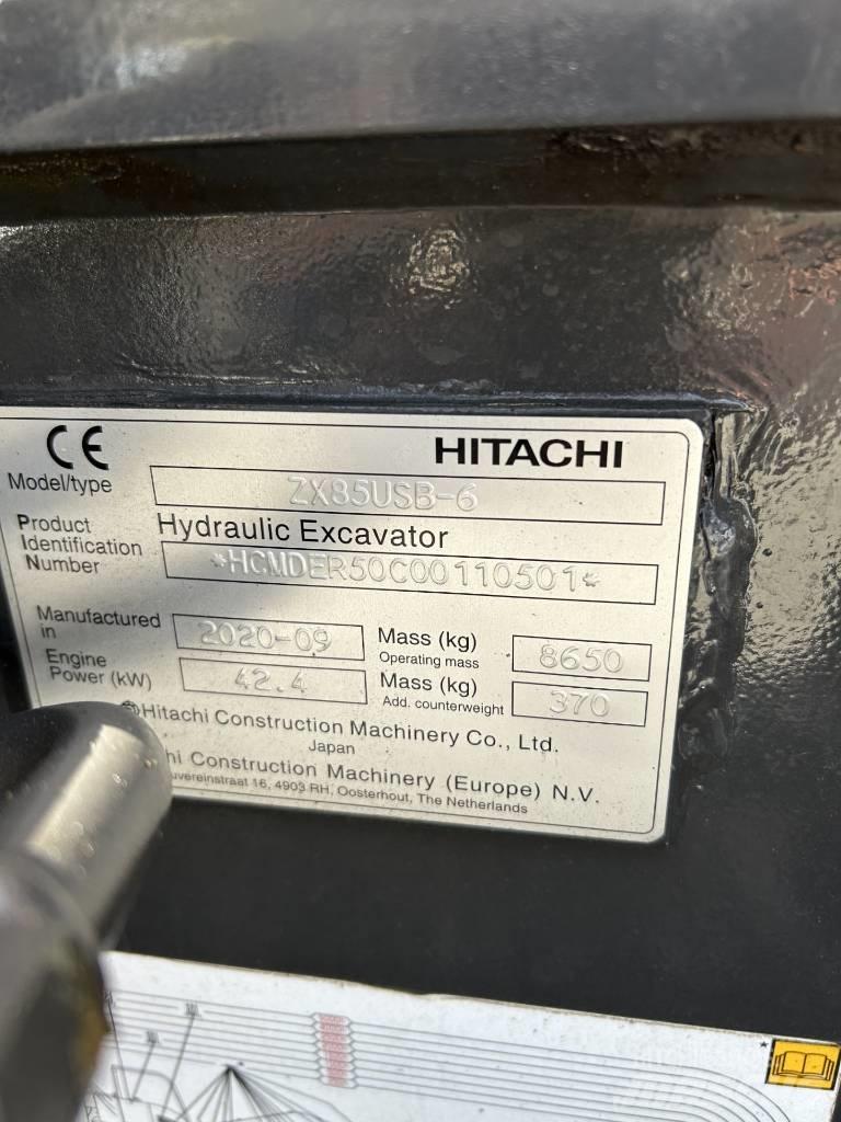 Hitachi ZX 85 US B Midigraafmachines 7t - 12t