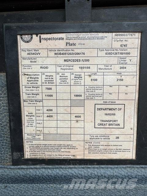 Unimog U300 Utiliteitsmachines