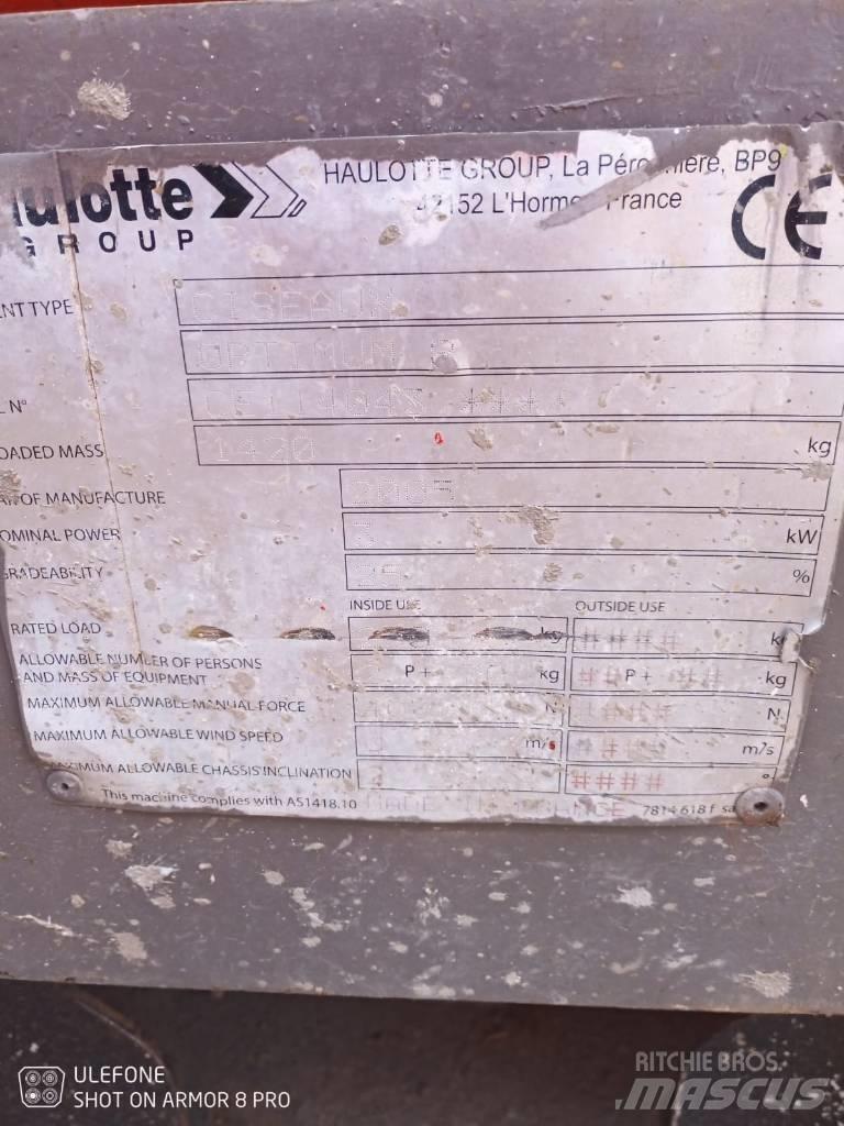 Haulotte Optimum  8 Schaarhoogwerkers