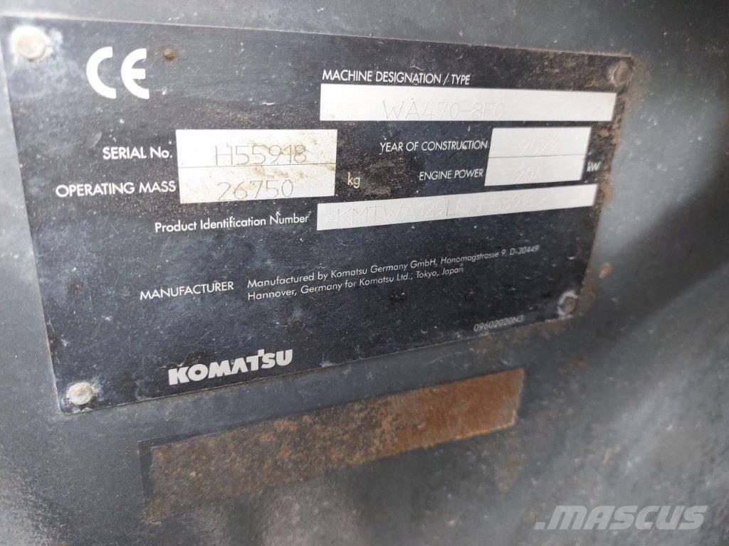 Komatsu WA470-8 Wielladers