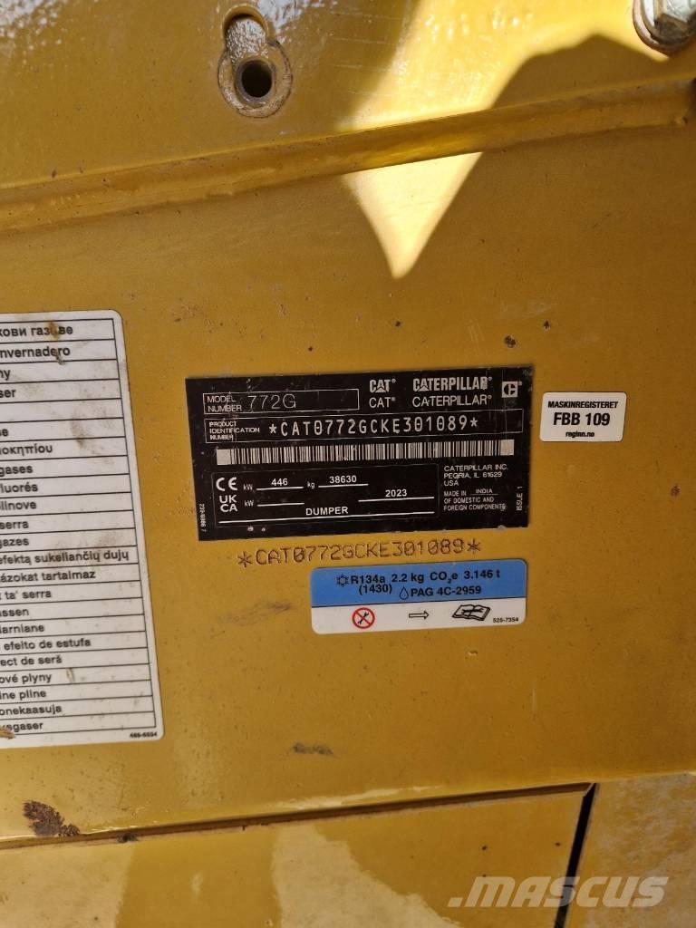 CAT 772 G Starre dumpers