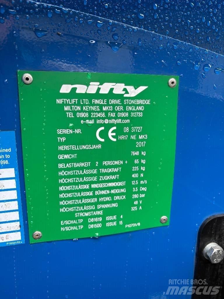 Niftylift HR 17 Knikarmhoogwerkers