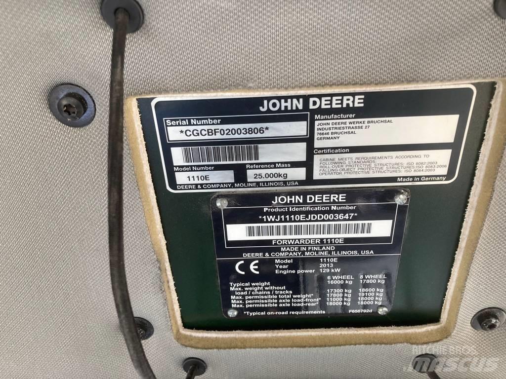 John Deere 1110E Uitrijwagens