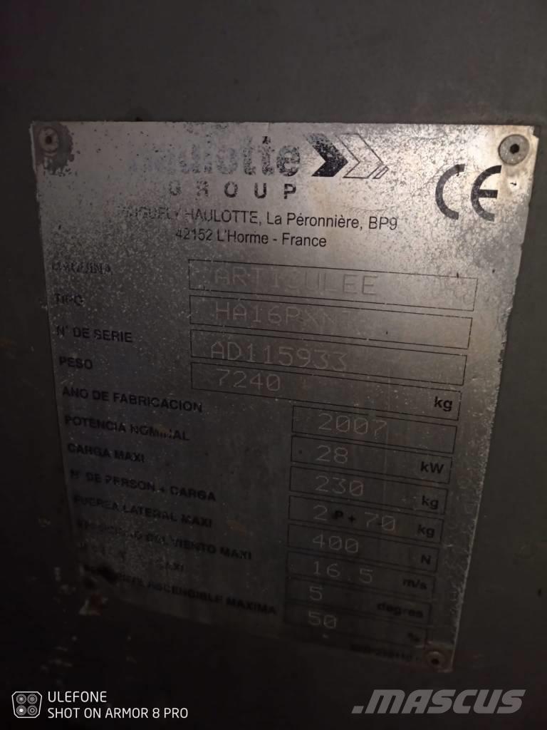 Haulotte HA 16 PX NT Knikarmhoogwerkers