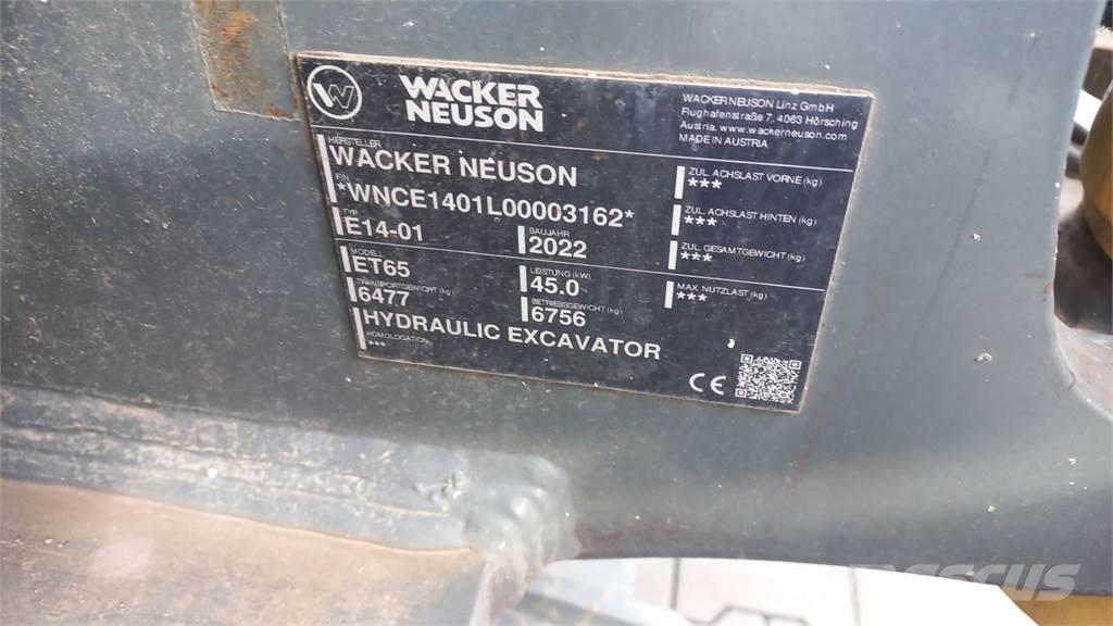 Wacker Neuson ET65 Rupsgraafmachines
