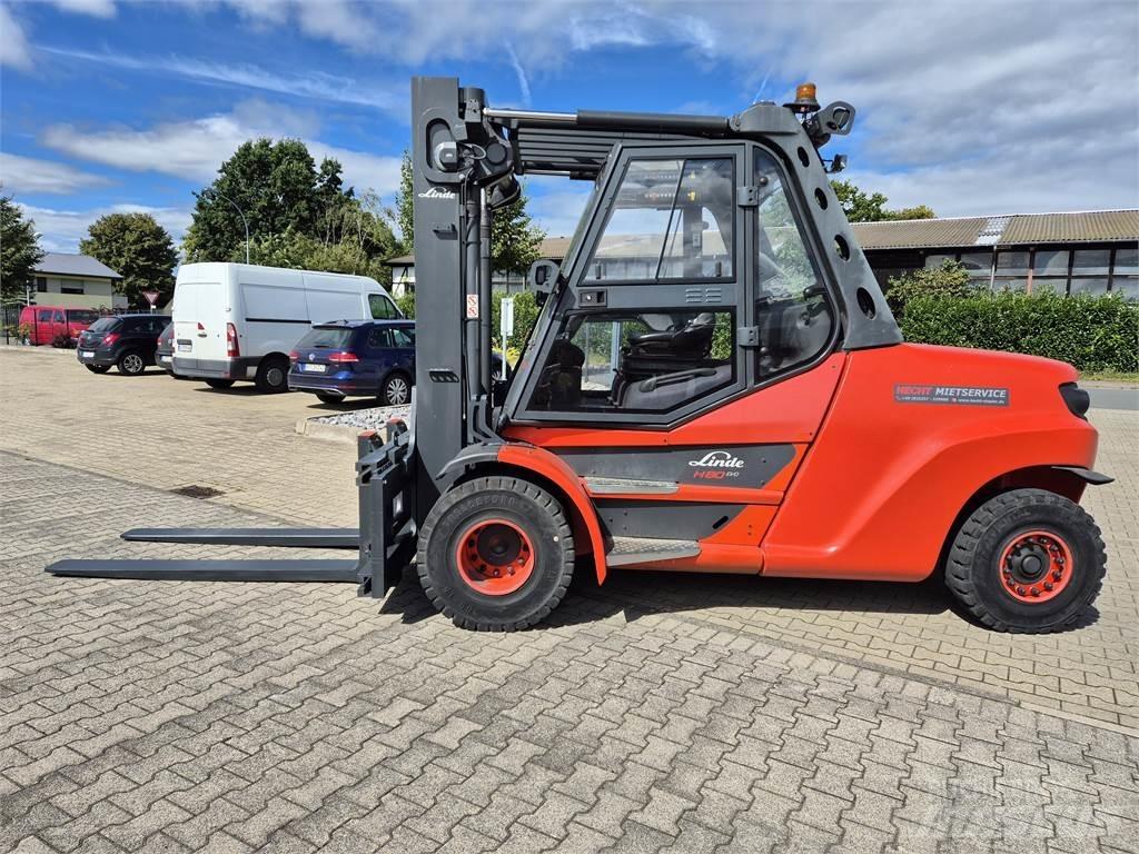 Linde H80D-03/1100 Diesel heftrucks