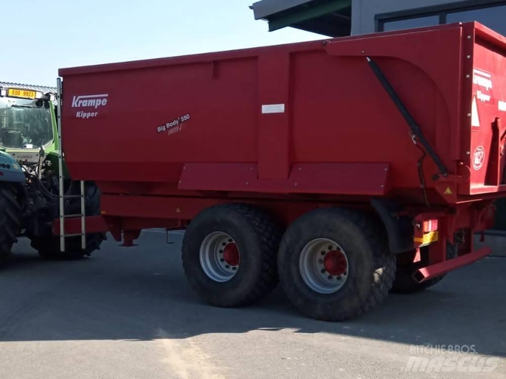 Krampe Big Body 550 Vlakke laadvloeren