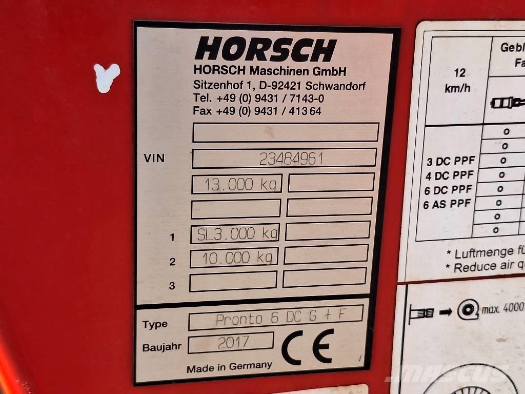 Horsch Pronto 6 DC Zaaimachines
