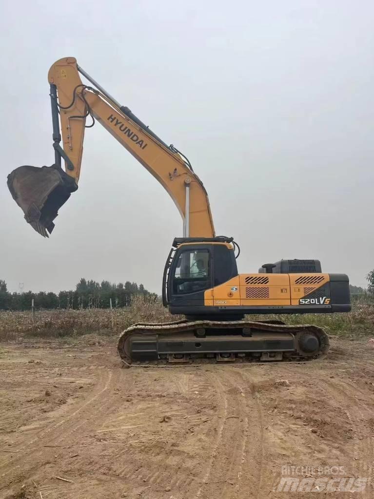 Hyundai Robex 520 VS Rupsgraafmachines