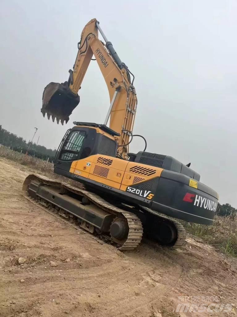 Hyundai Robex 520 VS Rupsgraafmachines