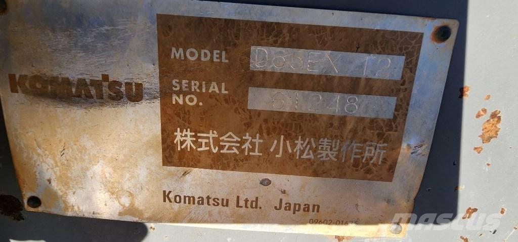 Komatsu D 65 EX 12 Rupsdozers