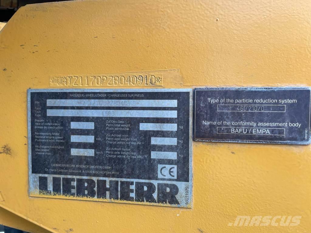 Liebherr L580 Wielladers