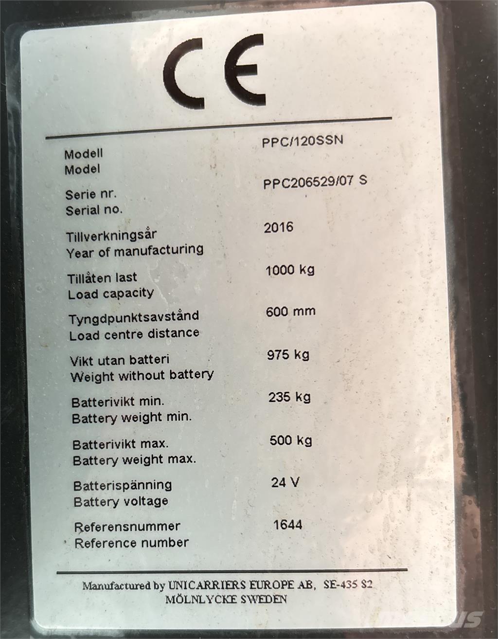 Atlet PPC120 Orderpicker voor laag niveau