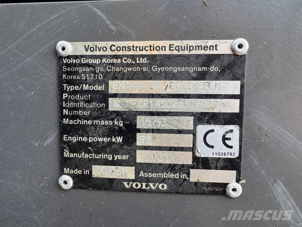 Volvo ECR 145 ELM Rupsgraafmachines