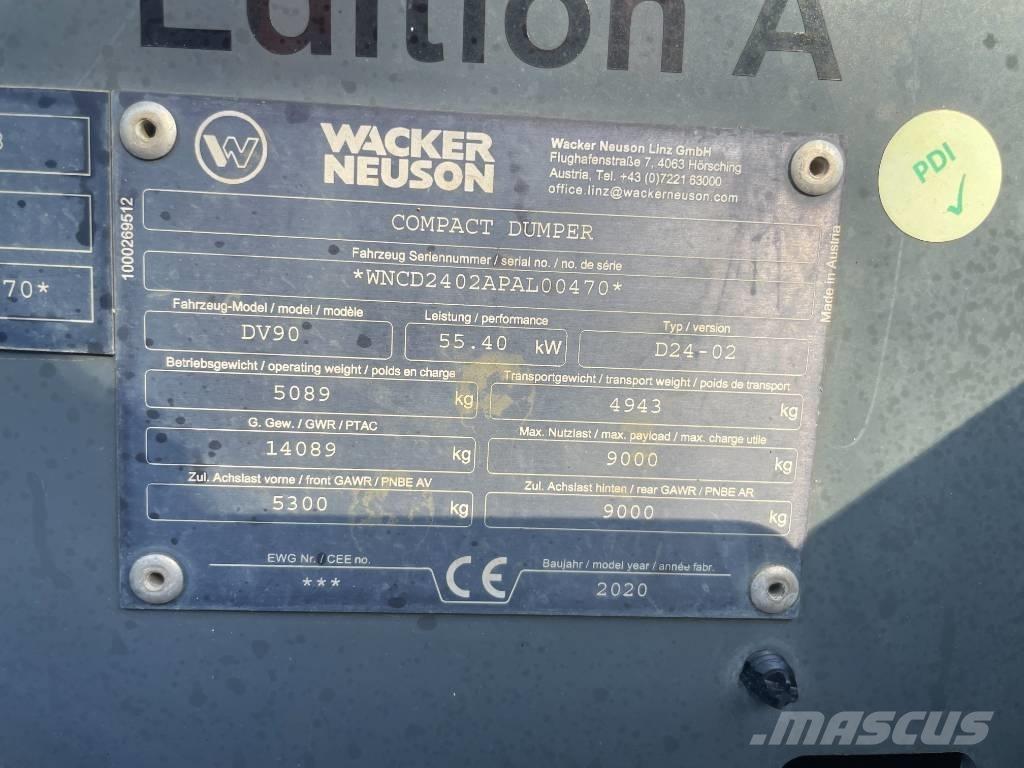 Wacker Neuson DV 90 Mini Dumpers