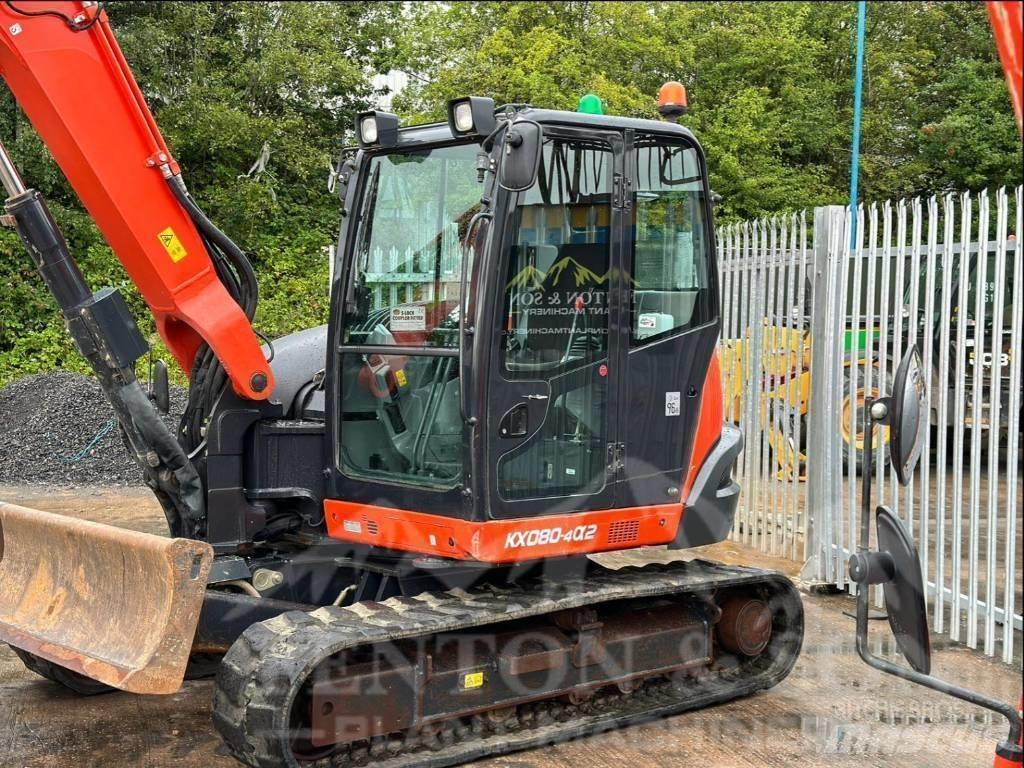 Kubota KX 080-4 Midigraafmachines 7t - 12t