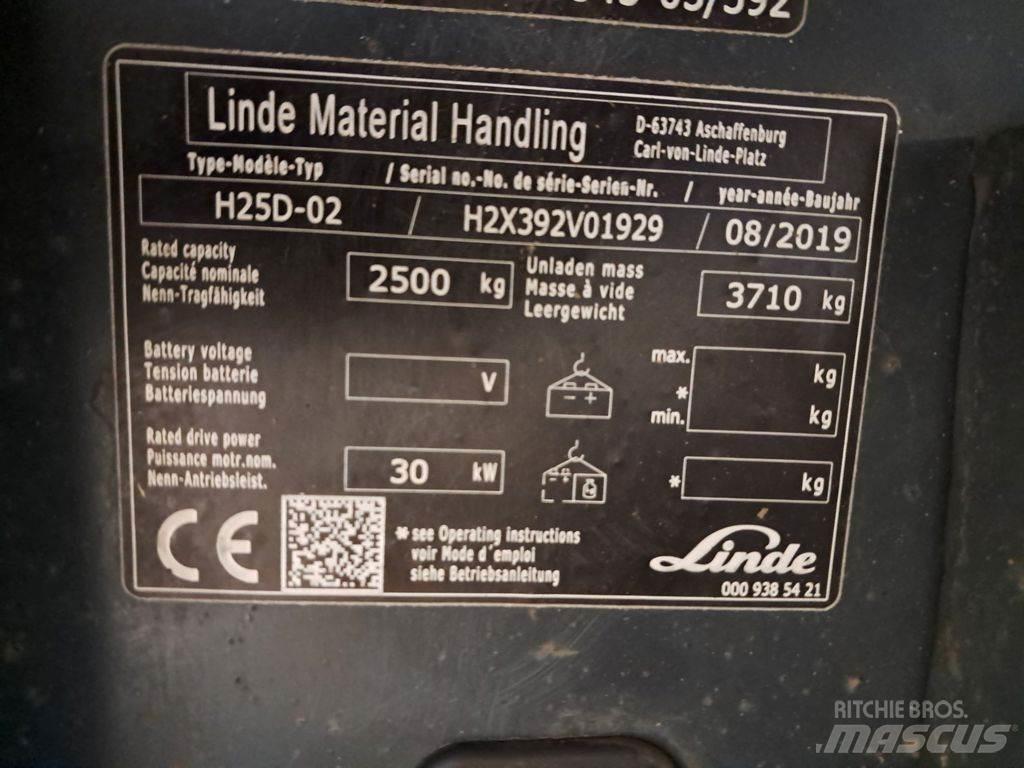 Linde H25D-02 Diesel heftrucks