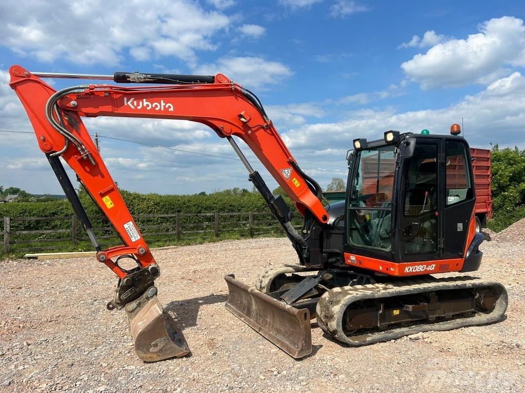 Kubota KX 80-4 Midigraafmachines 7t - 12t