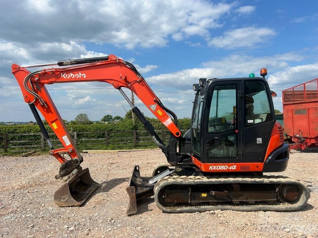 Kubota KX 80-4 Midigraafmachines 7t - 12t