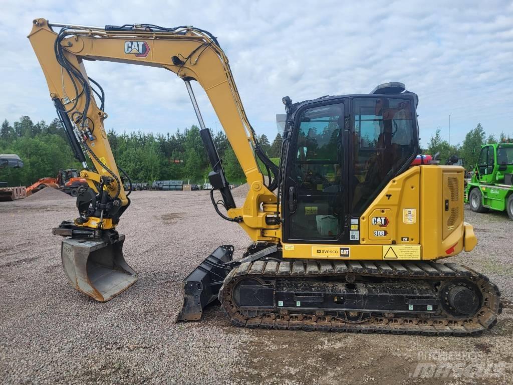 CAT 308CR Midigraafmachines 7t - 12t