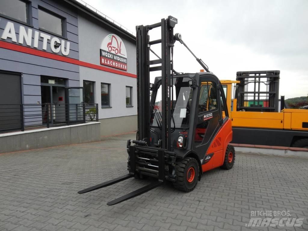 Linde H25T-02 LPG heftrucks
