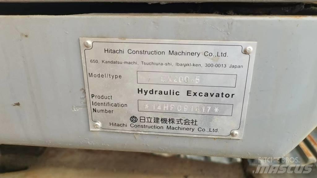 Hitachi EX 200-5 Rupsgraafmachines