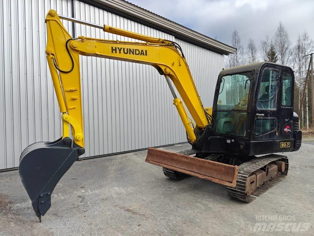Hyundai R 60-7 Minigraafmachines < 7t
