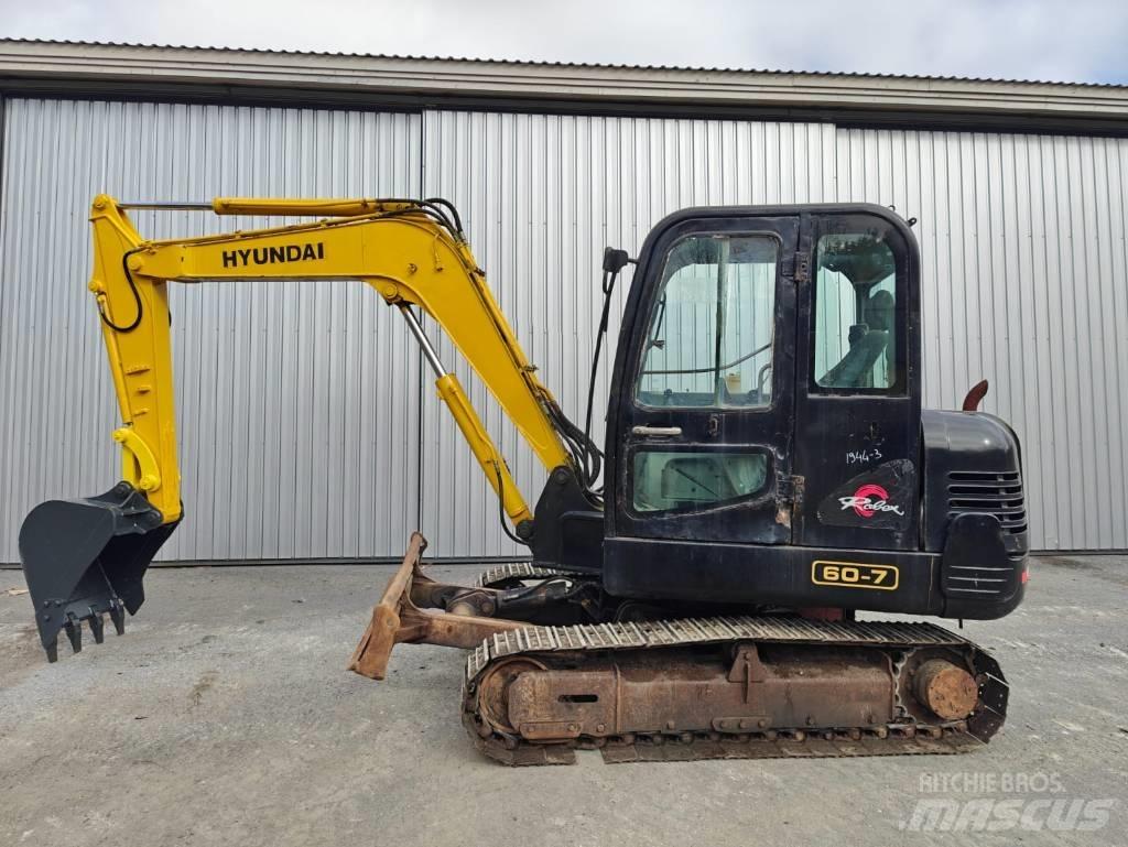 Hyundai R 60-7 Minigraafmachines < 7t