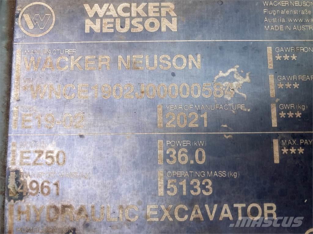 Neuson EZ50 Minigraafmachines < 7t