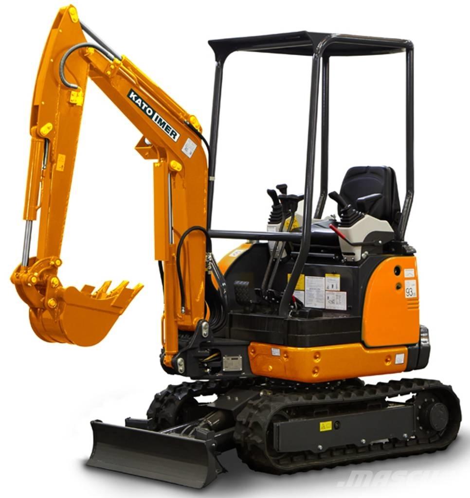 Kato HD17VXE Minigraafmachines < 7t