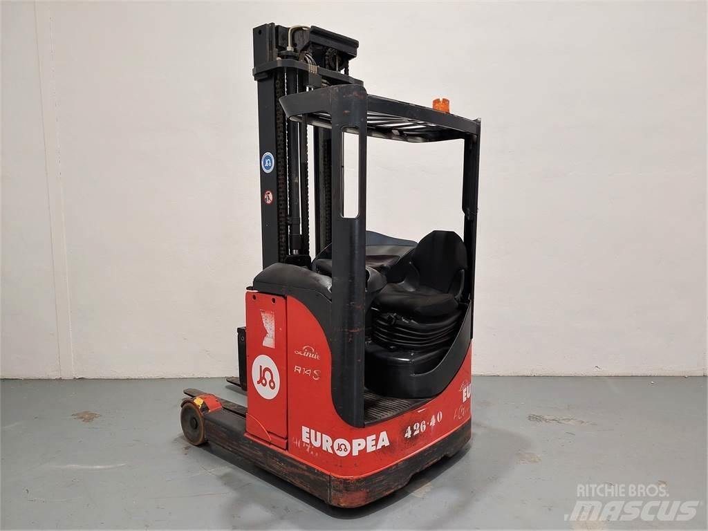 Linde R14S Reachtruck voor hoog niveau