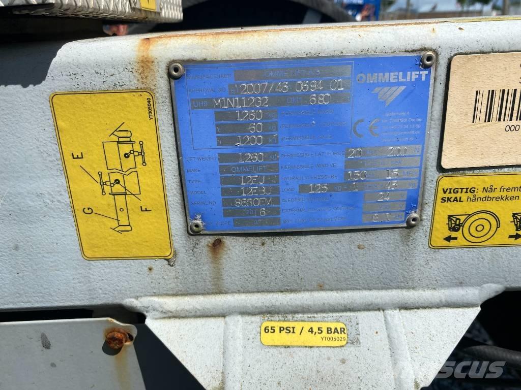 Omme Mini 12 EBJ Aanhanger hoogwerkers