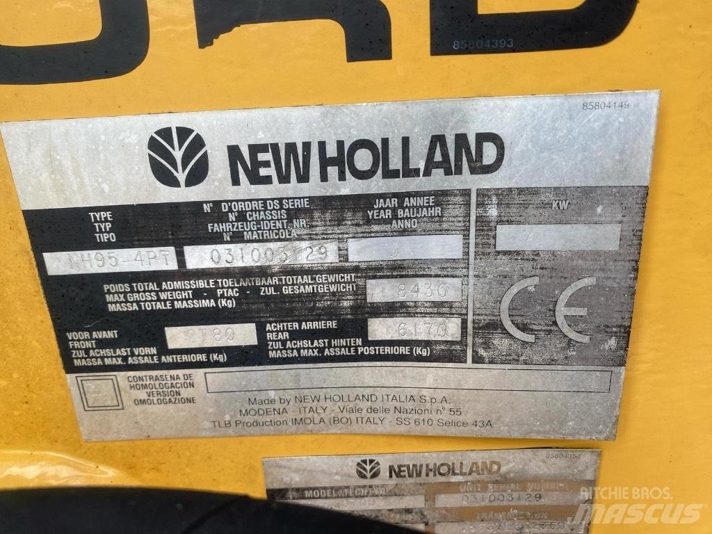 New Holland NH 95 Graaf-laadcombinaties