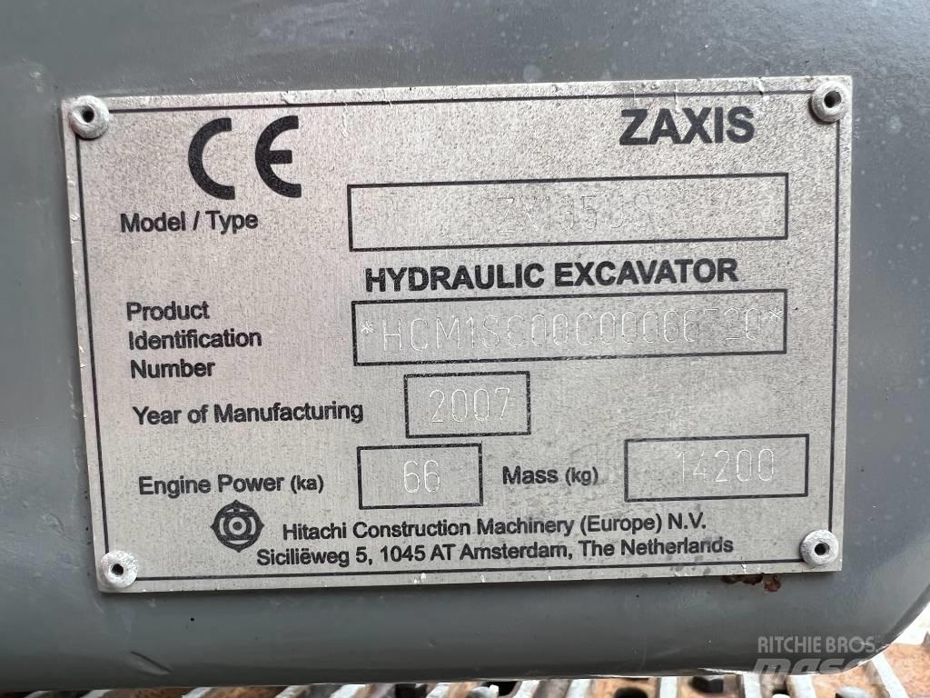 Hitachi ZX 135 US Rupsgraafmachines