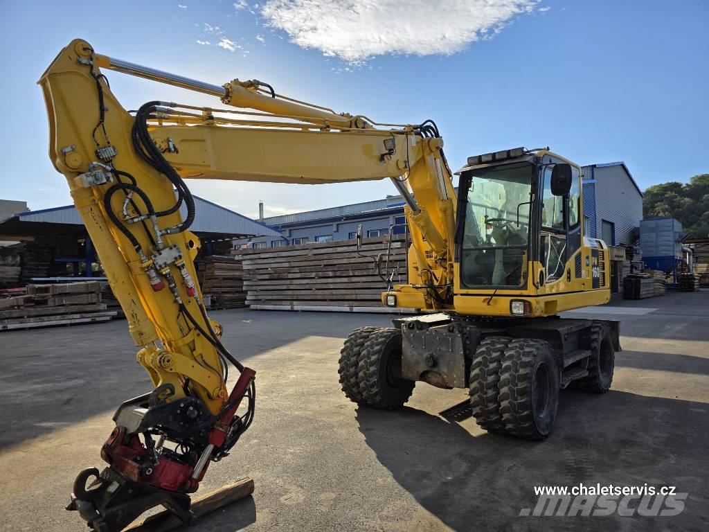 Komatsu PW 160 Wielgraafmachines