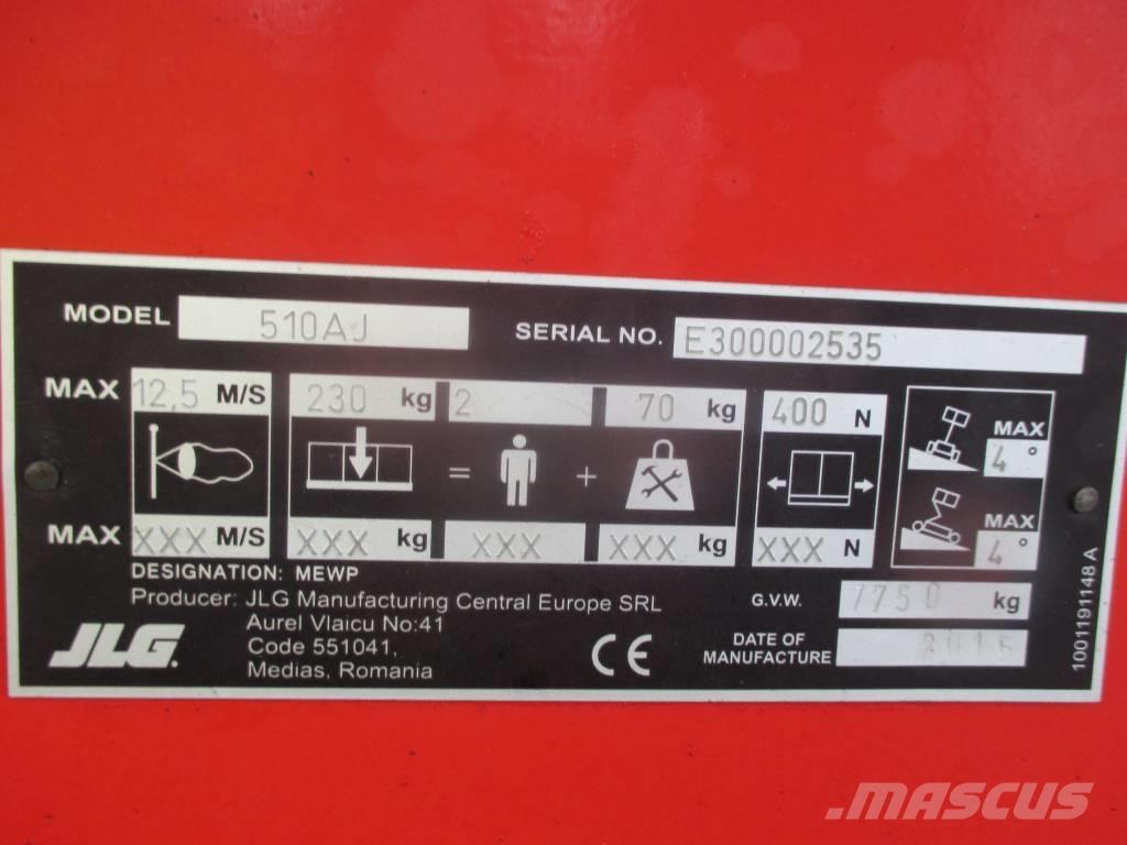 JLG 510 AJ Knikarmhoogwerkers